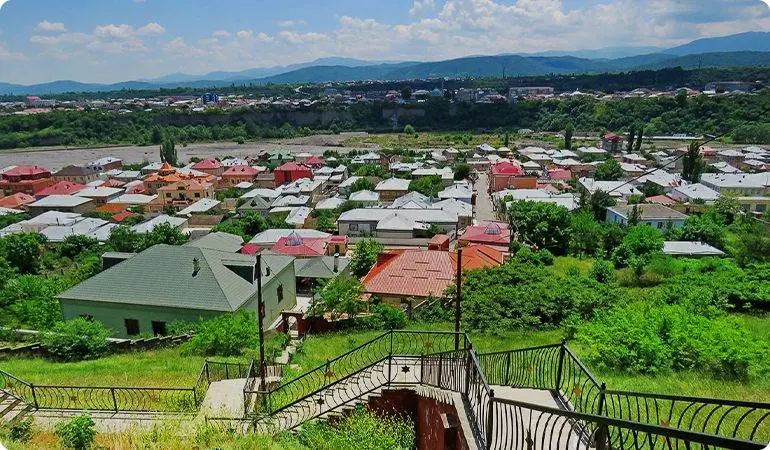 A traditional village in northern Azerbaijan