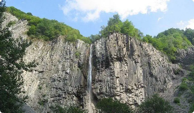 Afurja Waterfall near Quba